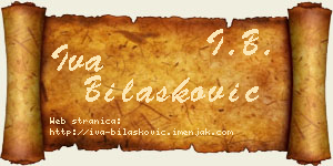 Iva Bilašković vizit kartica